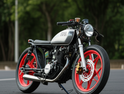Gaya Perubahan Motor Retro di Golongan Anak Belia