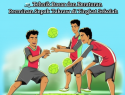 Teknik Dasar dan Peraturan Permainan Sepak Takraw di Tingkat Sekolah