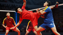 Teknik Dasar dan Strategi Permainan Sepak Takraw Tingkat Nasional
