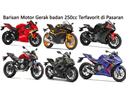 Barisan Motor Gerak badan 250cc Terfavorit di Pasaran