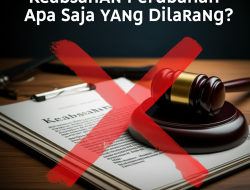 Keabsahan Perubahan Apa Saja yang Dilarang?