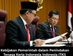 Kebijakan Pemerintah dalam Penindakan Tenaga Kerja Indonesia (TKI) di Luar Negara